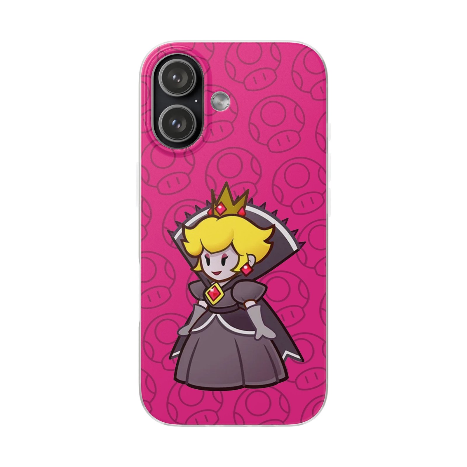 Dark Princess Peach (Paper Mario Inspired Phone Case) - Image 47