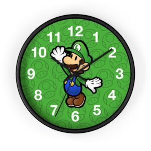 Luigi (Paper Mario Inspired) Wall Clock