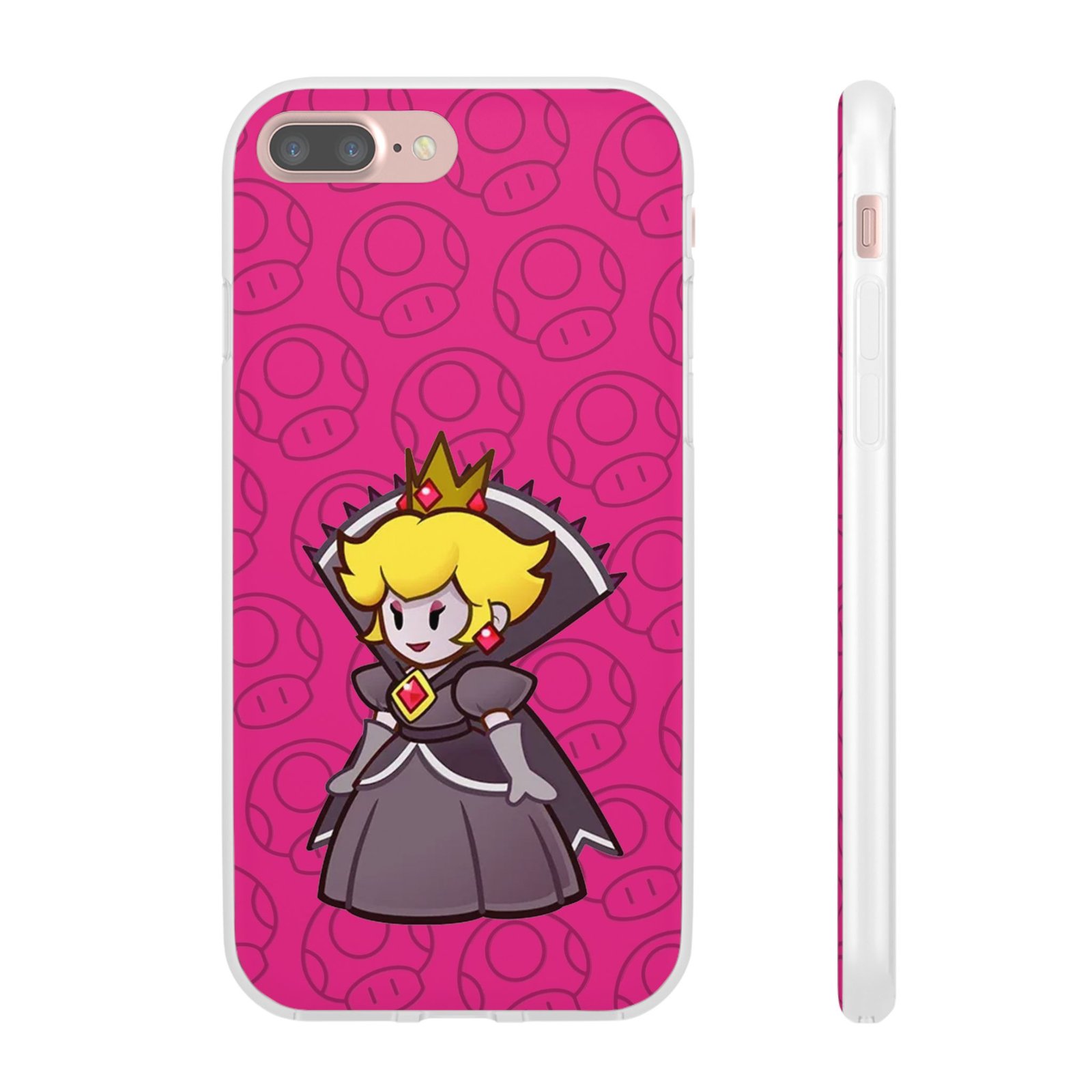 Dark Princess Peach (Paper Mario Inspired Phone Case) - Image 6