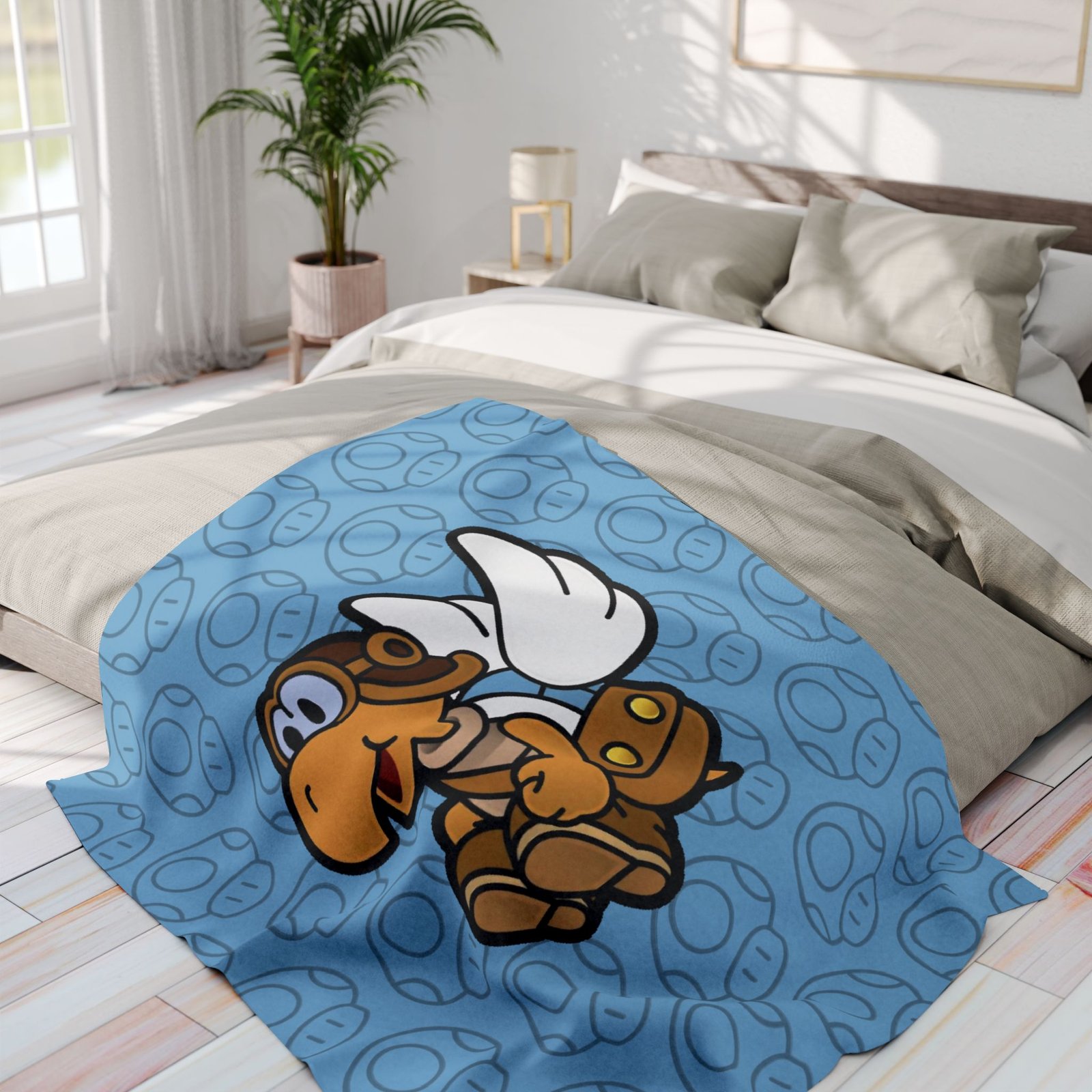 Parakarry Fleece Blanket Inspired by Paper Mario - Image 3