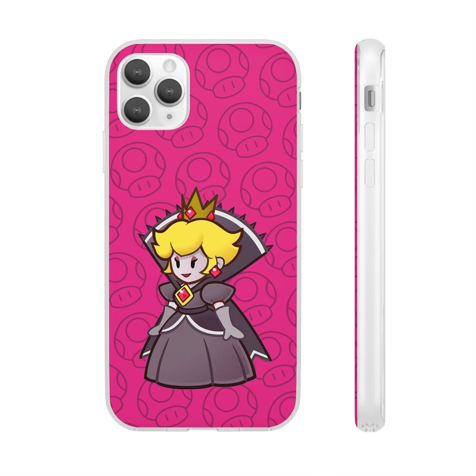 Dark Princess Peach (Paper Mario Inspired Phone Case) - Image 12