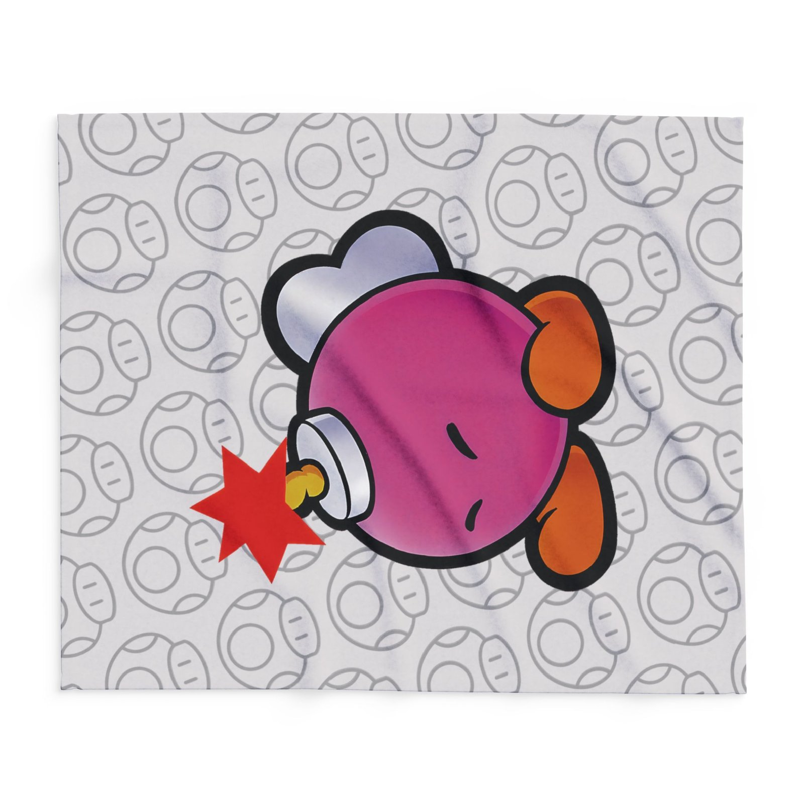 Bombette Fleece Blanket Inspired by Paper Mario - Image 2
