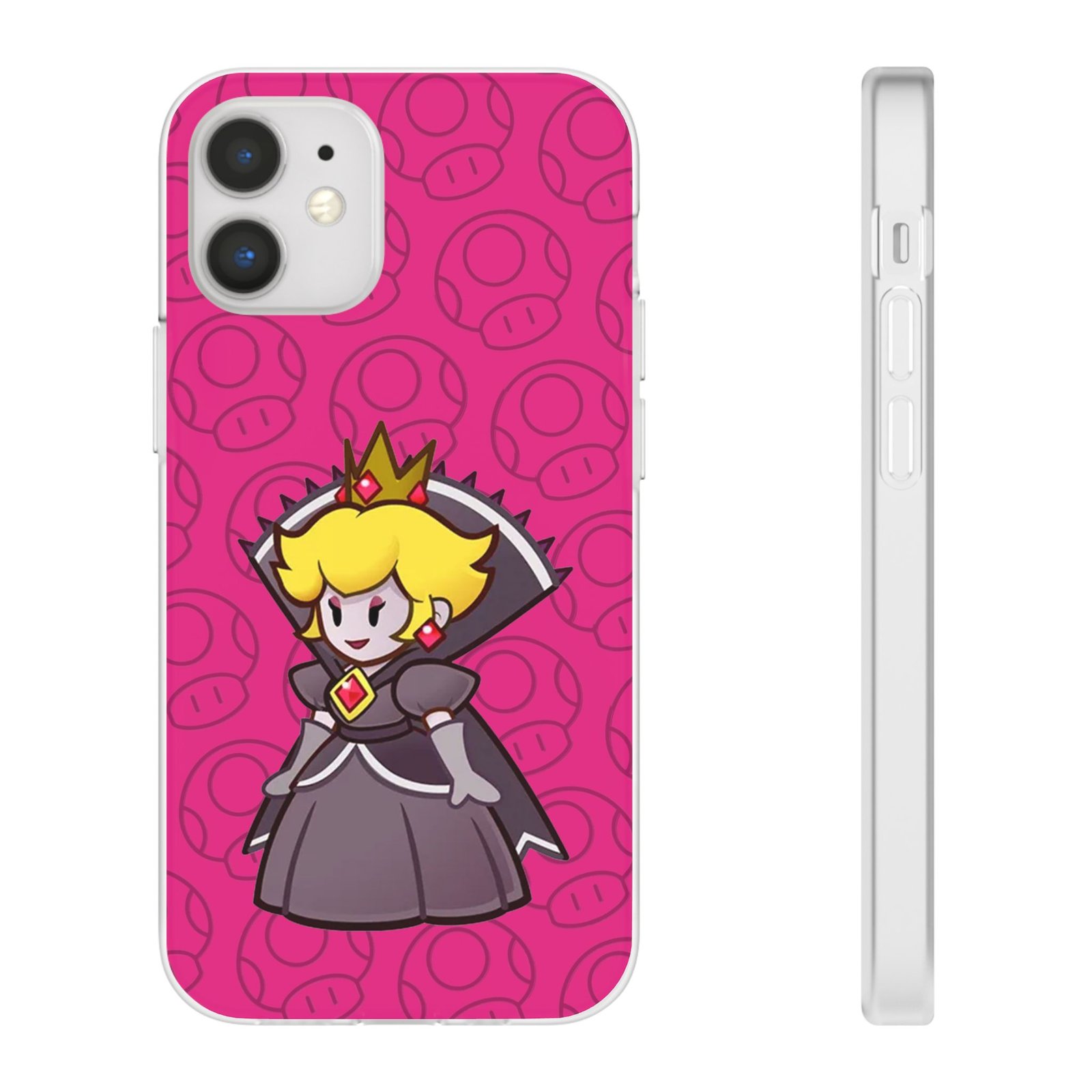 Dark Princess Peach (Paper Mario Inspired Phone Case) - Image 13
