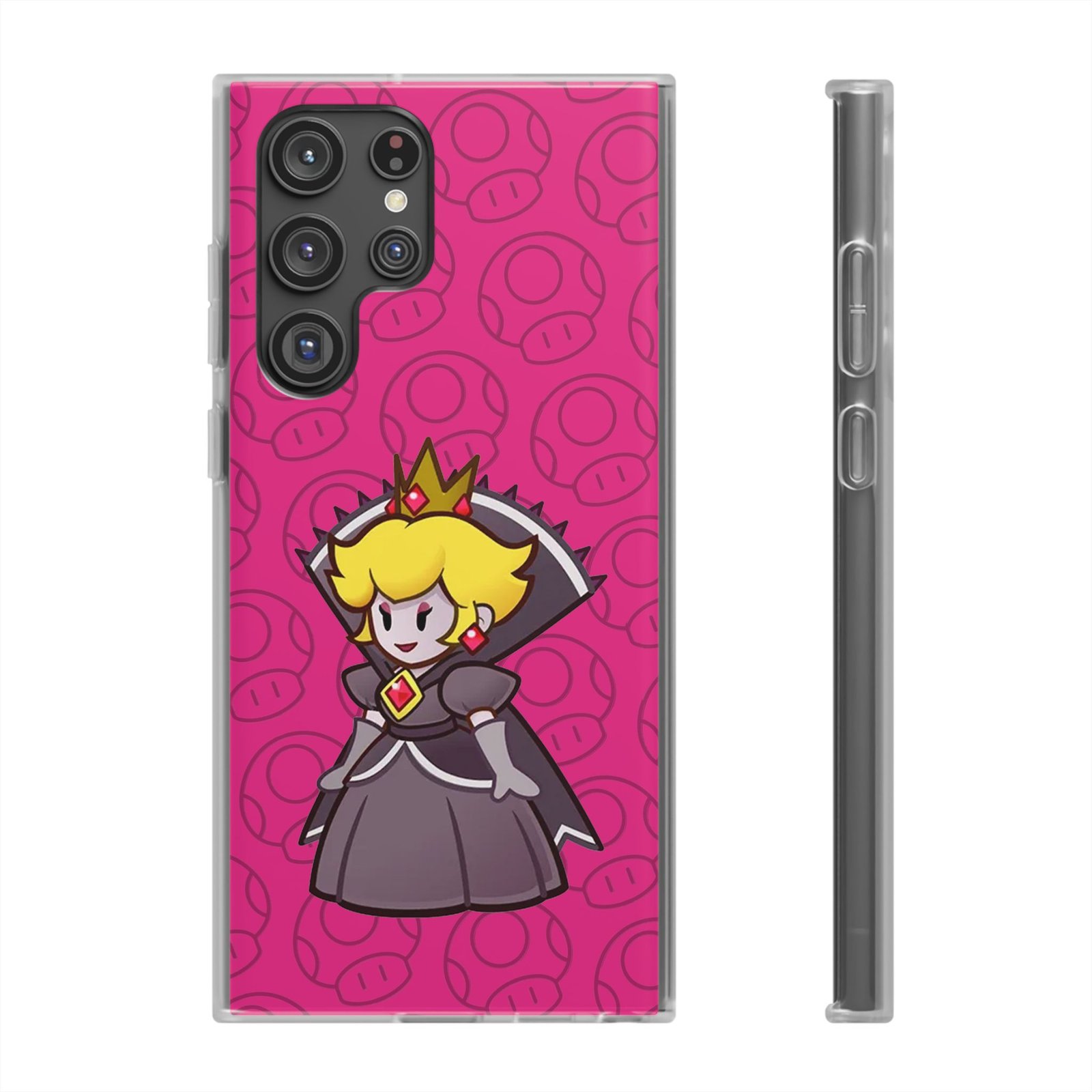 Dark Princess Peach (Paper Mario Inspired Phone Case) - Image 26