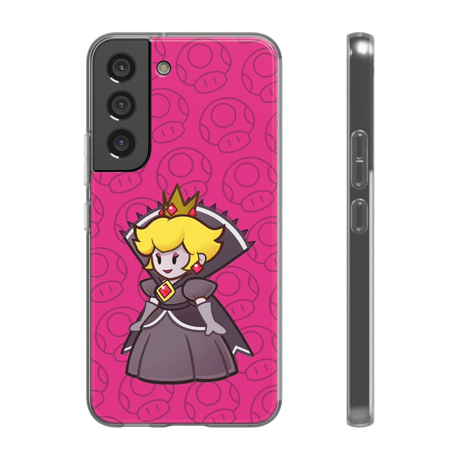 Dark Princess Peach (Paper Mario Inspired Phone Case) - Image 24
