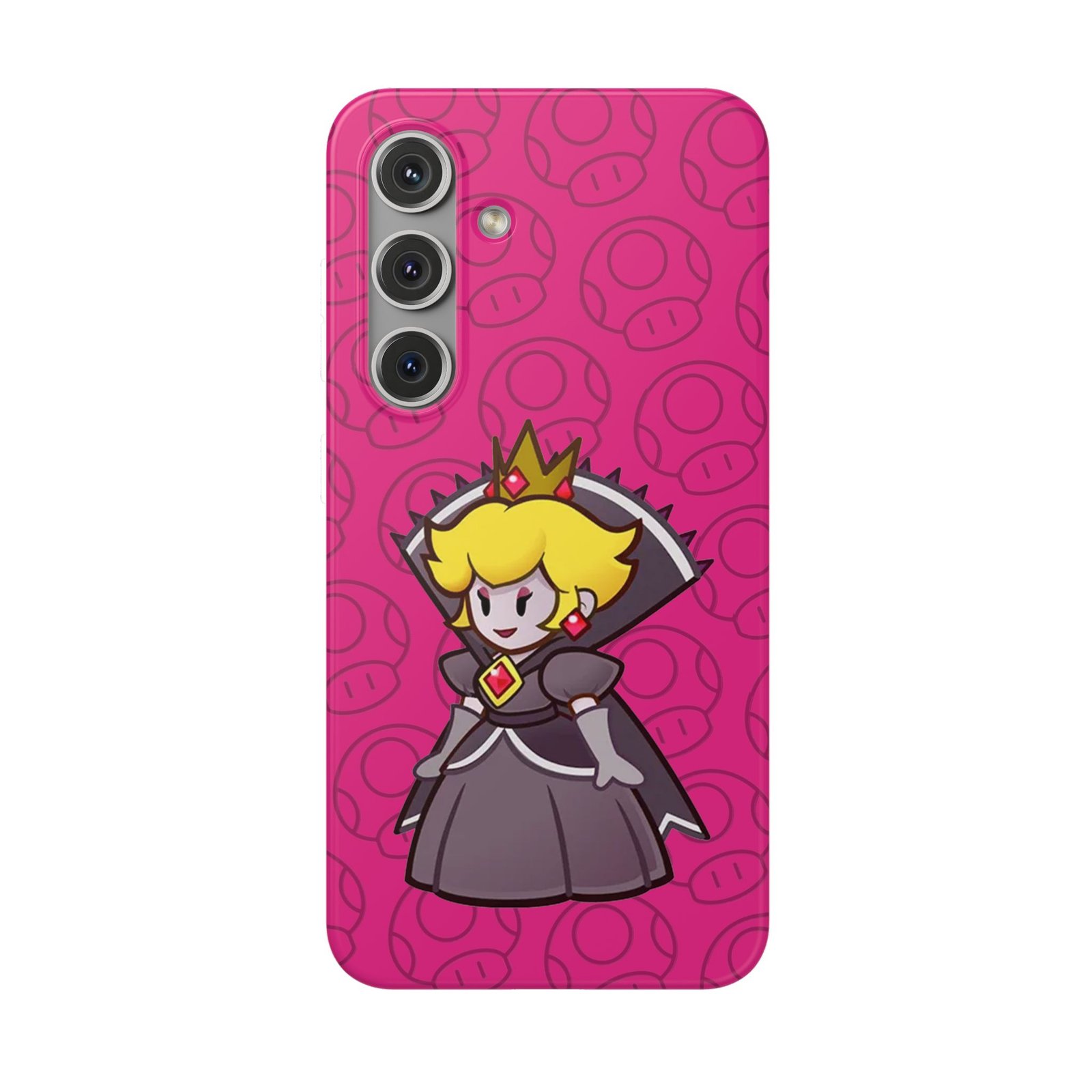Dark Princess Peach (Paper Mario Inspired Phone Case) - Image 44