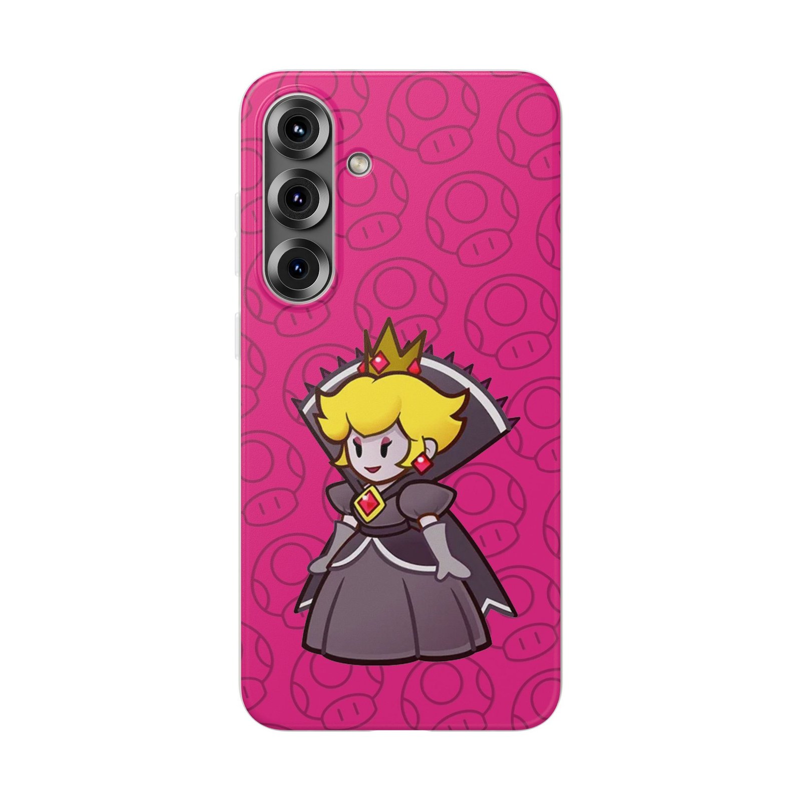 Dark Princess Peach (Paper Mario Inspired Phone Case) - Image 43