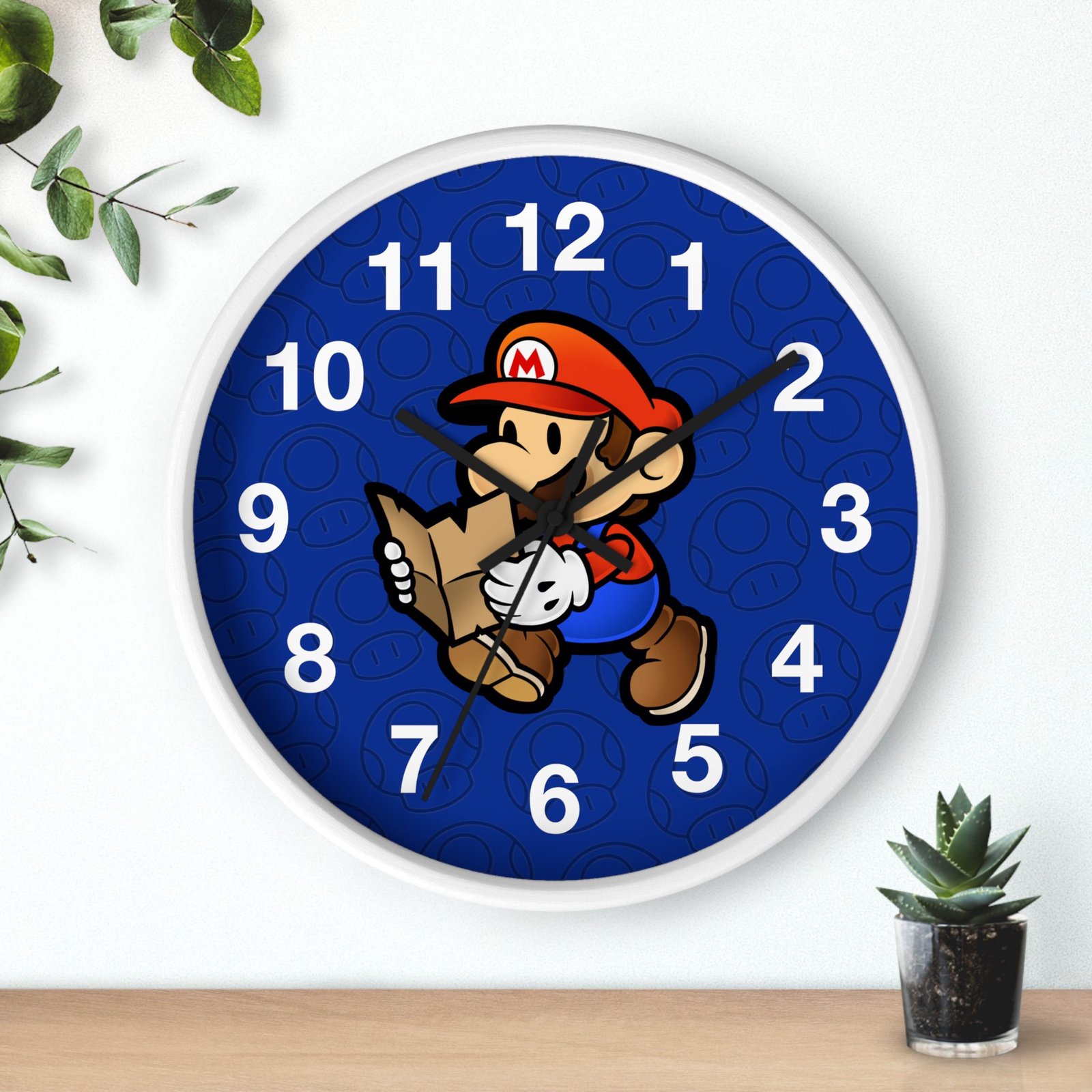 Mario (Paper Mario Inspired) Wall Clock - Image 9