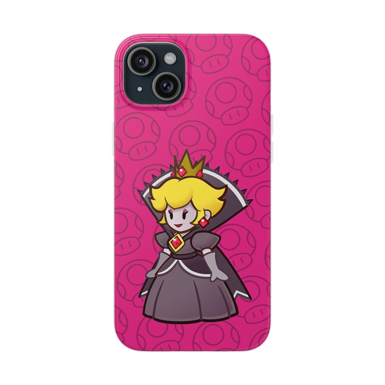 Dark Princess Peach (Paper Mario Inspired Phone Case) - Image 36