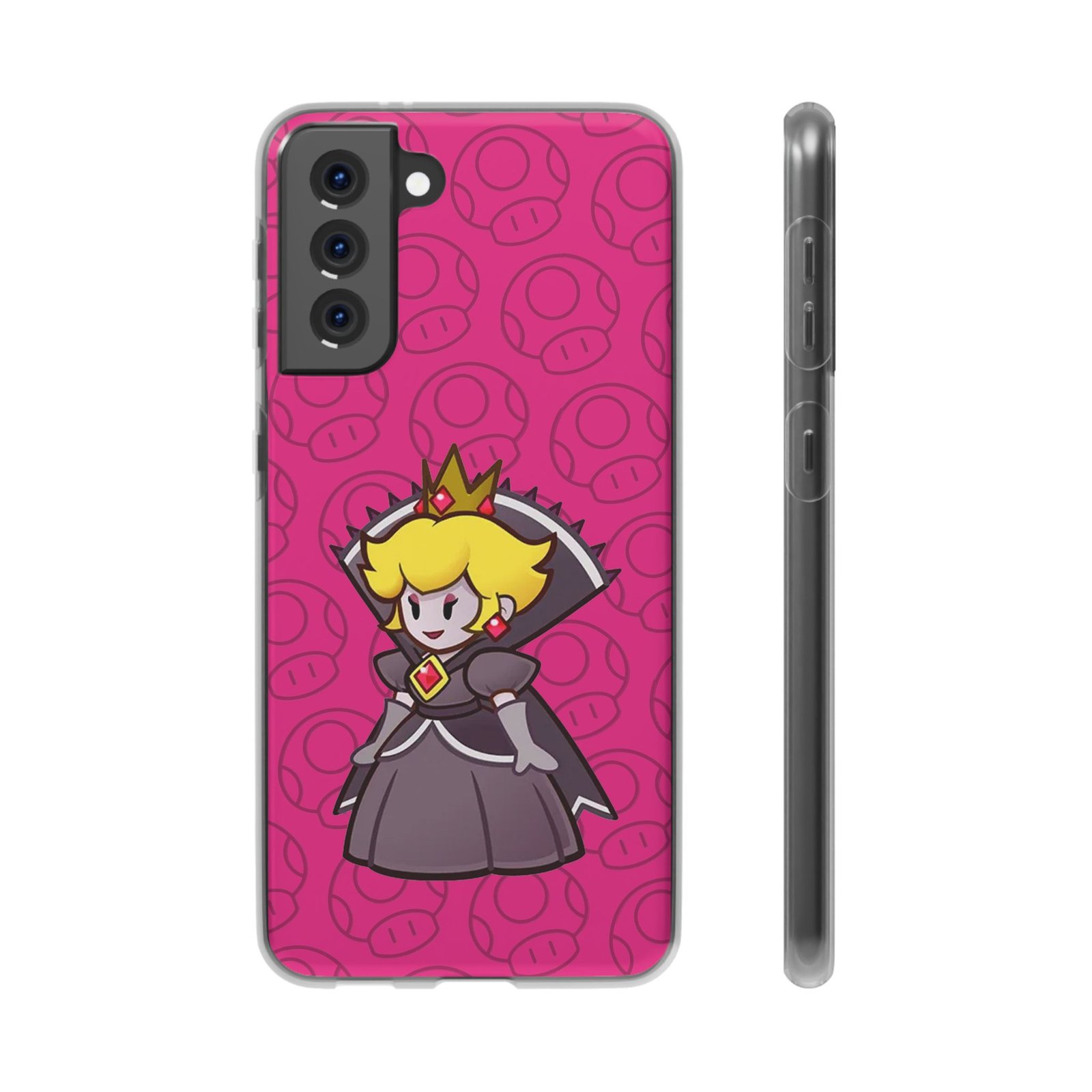 Dark Princess Peach (Paper Mario Inspired Phone Case) - Image 22