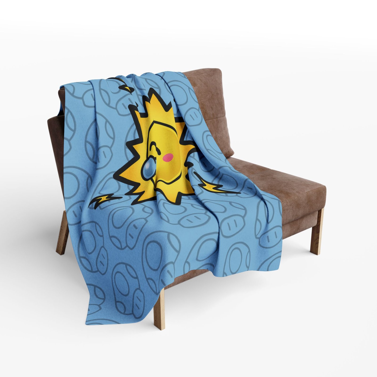 Watt Fleece Blanket Inspired by Paper Mario - Image 4