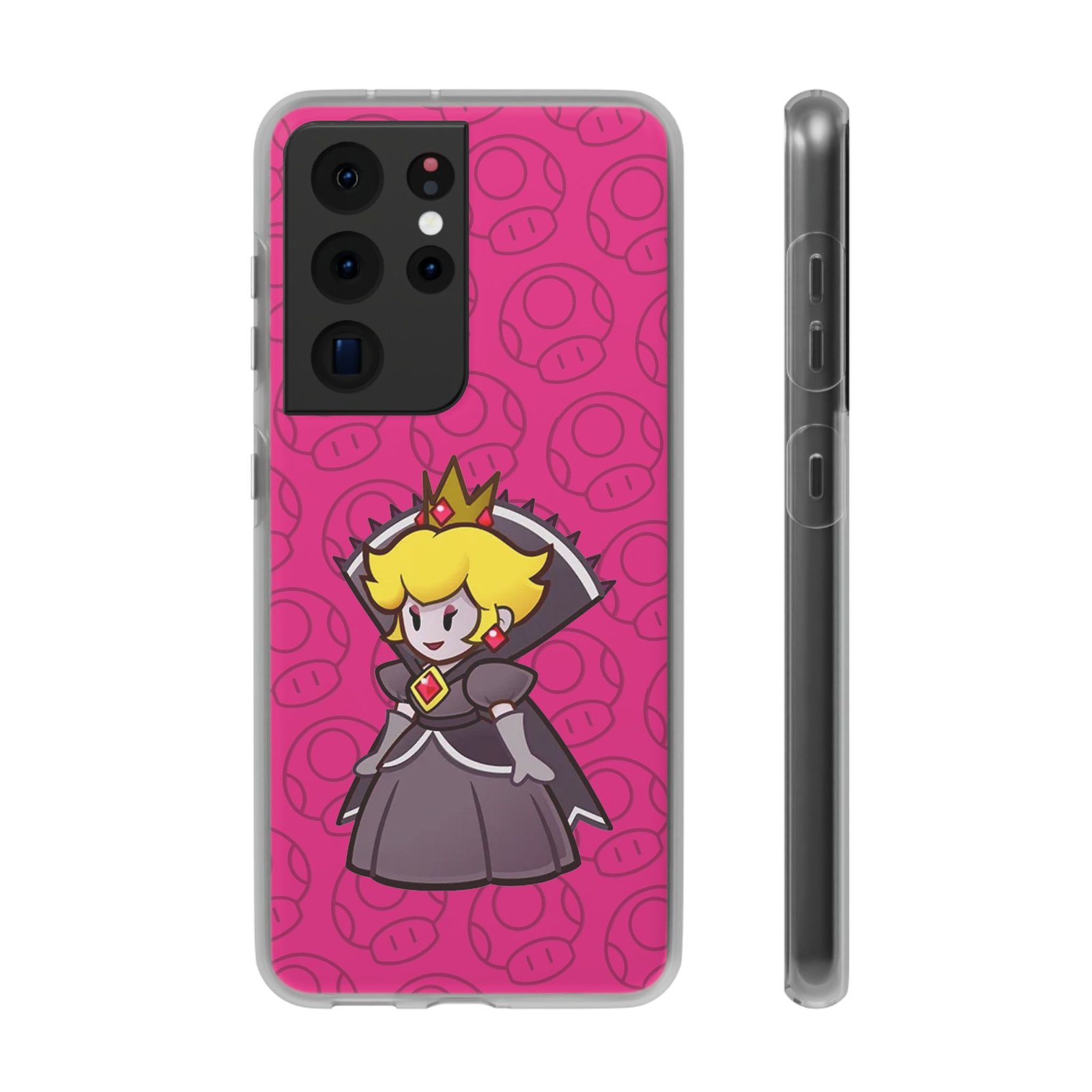 Dark Princess Peach (Paper Mario Inspired Phone Case) - Image 23