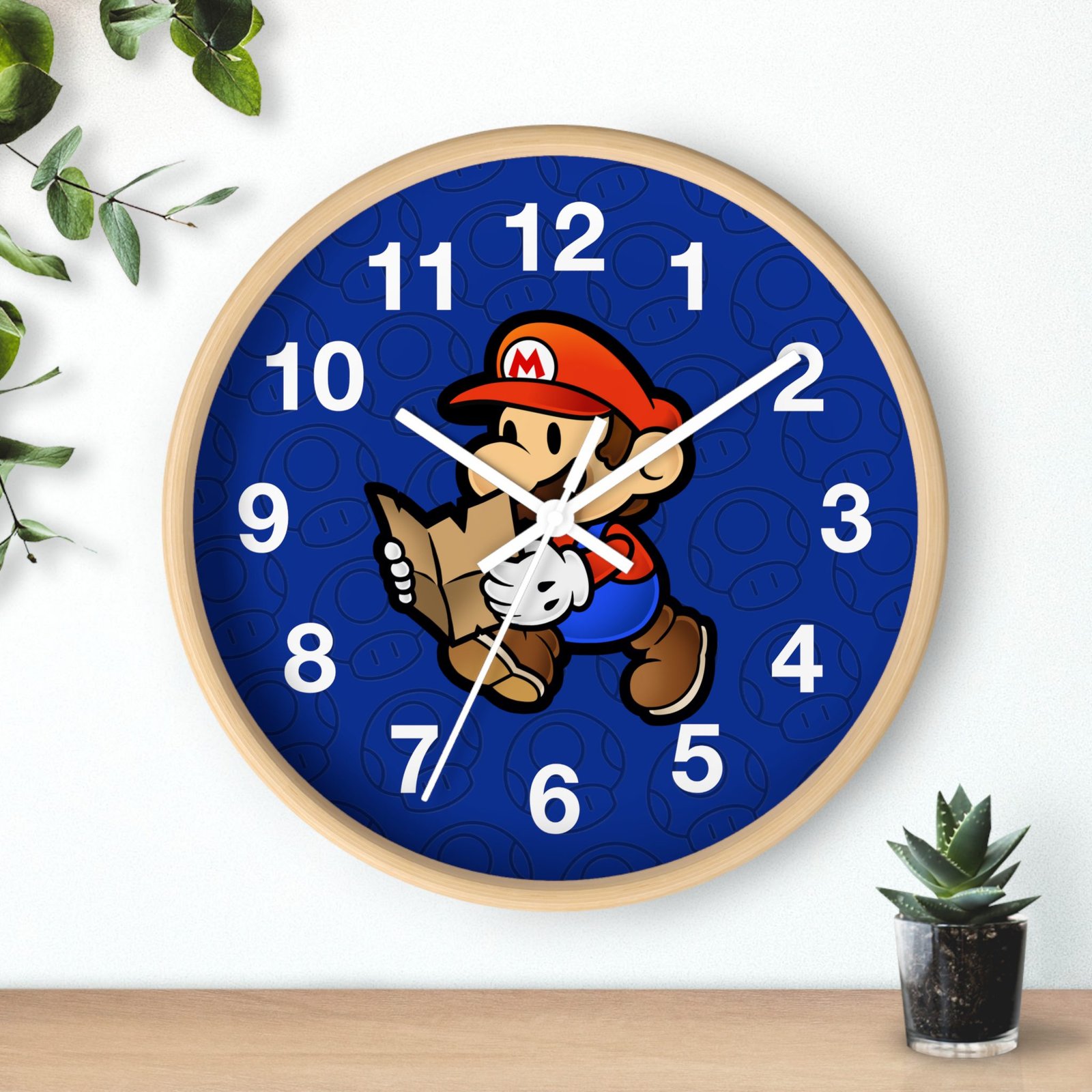 Mario (Paper Mario Inspired) Wall Clock - Image 18