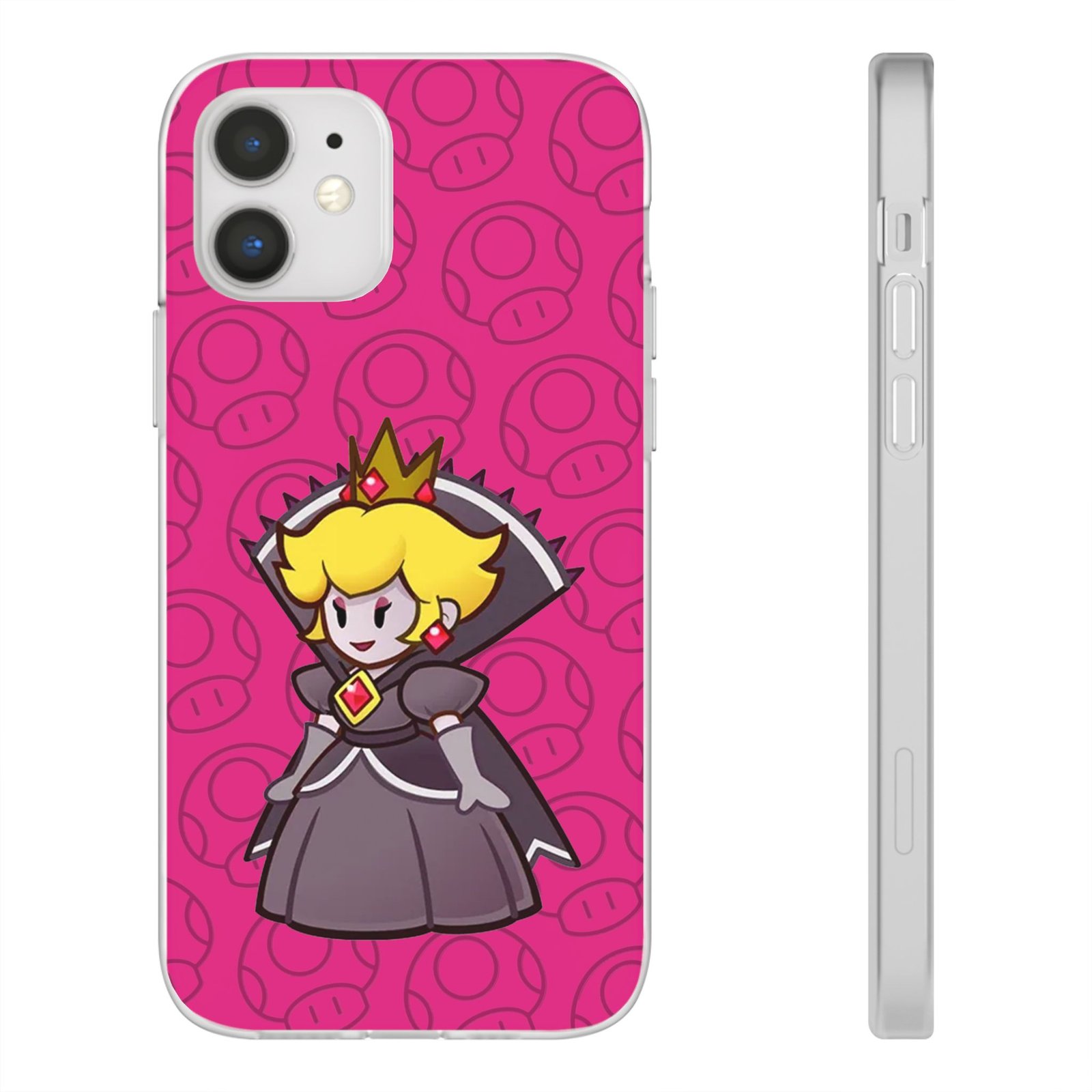 Dark Princess Peach (Paper Mario Inspired Phone Case) - Image 14