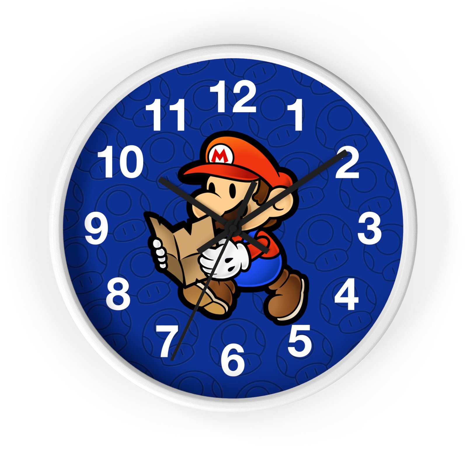 Mario (Paper Mario Inspired) Wall Clock - Image 7
