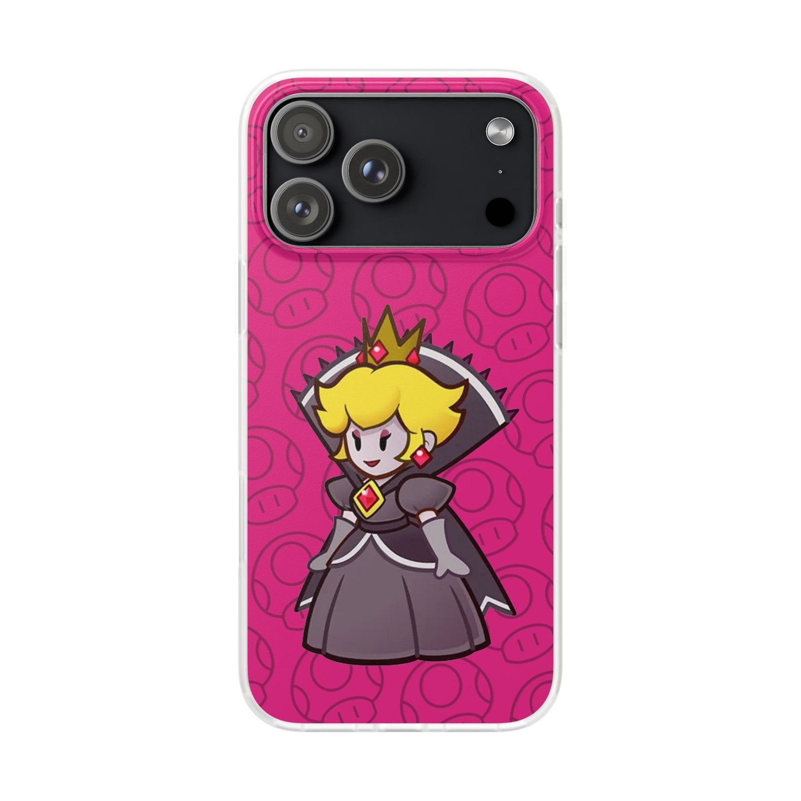 Dark Princess Peach (Paper Mario Inspired Phone Case) - Image 50