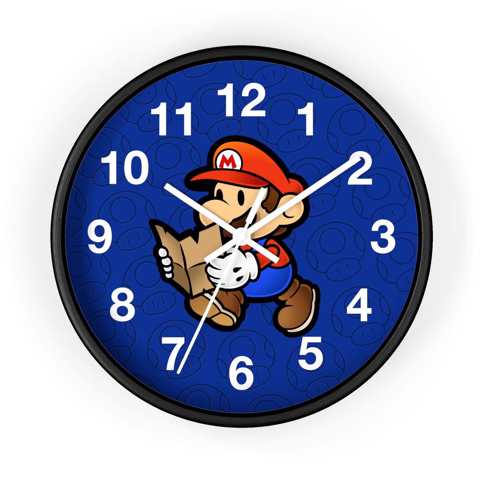 Mario (Paper Mario Inspired) Wall Clock - Image 4