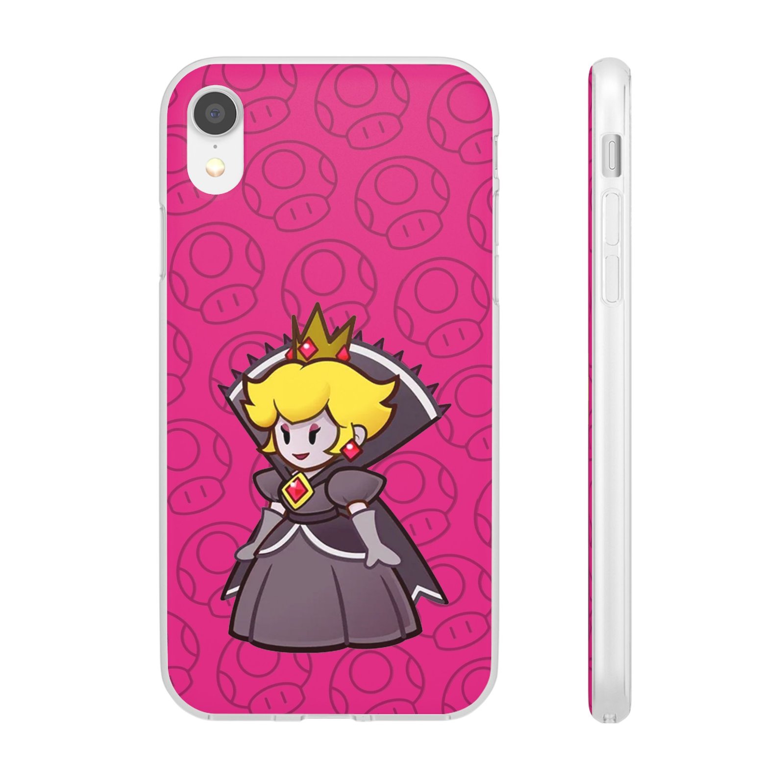Dark Princess Peach (Paper Mario Inspired Phone Case) - Image 7