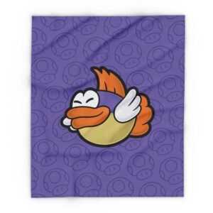 Sushie Fleece Blanket Inspired by Paper Mario