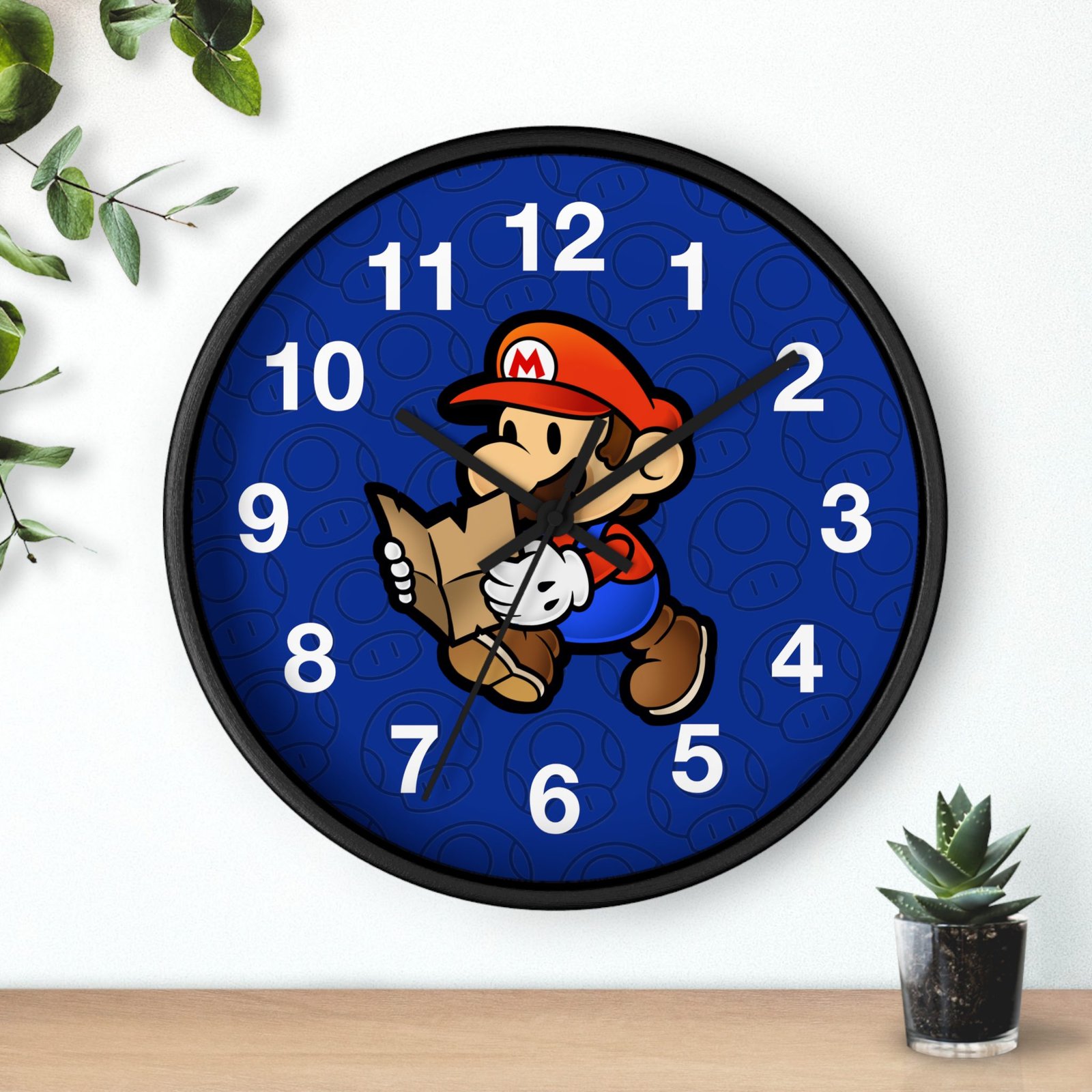 Mario (Paper Mario Inspired) Wall Clock - Image 3