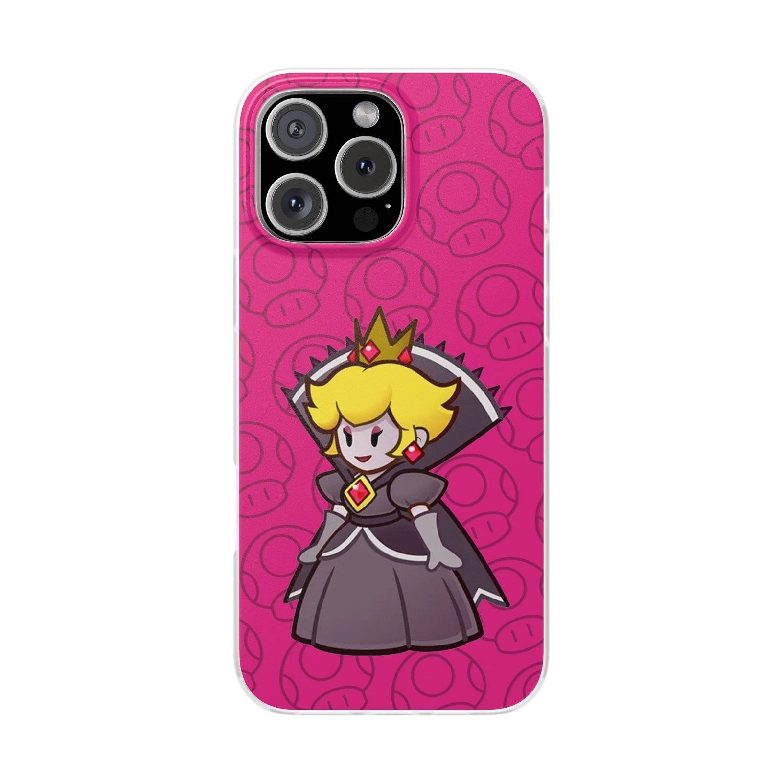 Dark Princess Peach (Paper Mario Inspired Phone Case) - Image 39