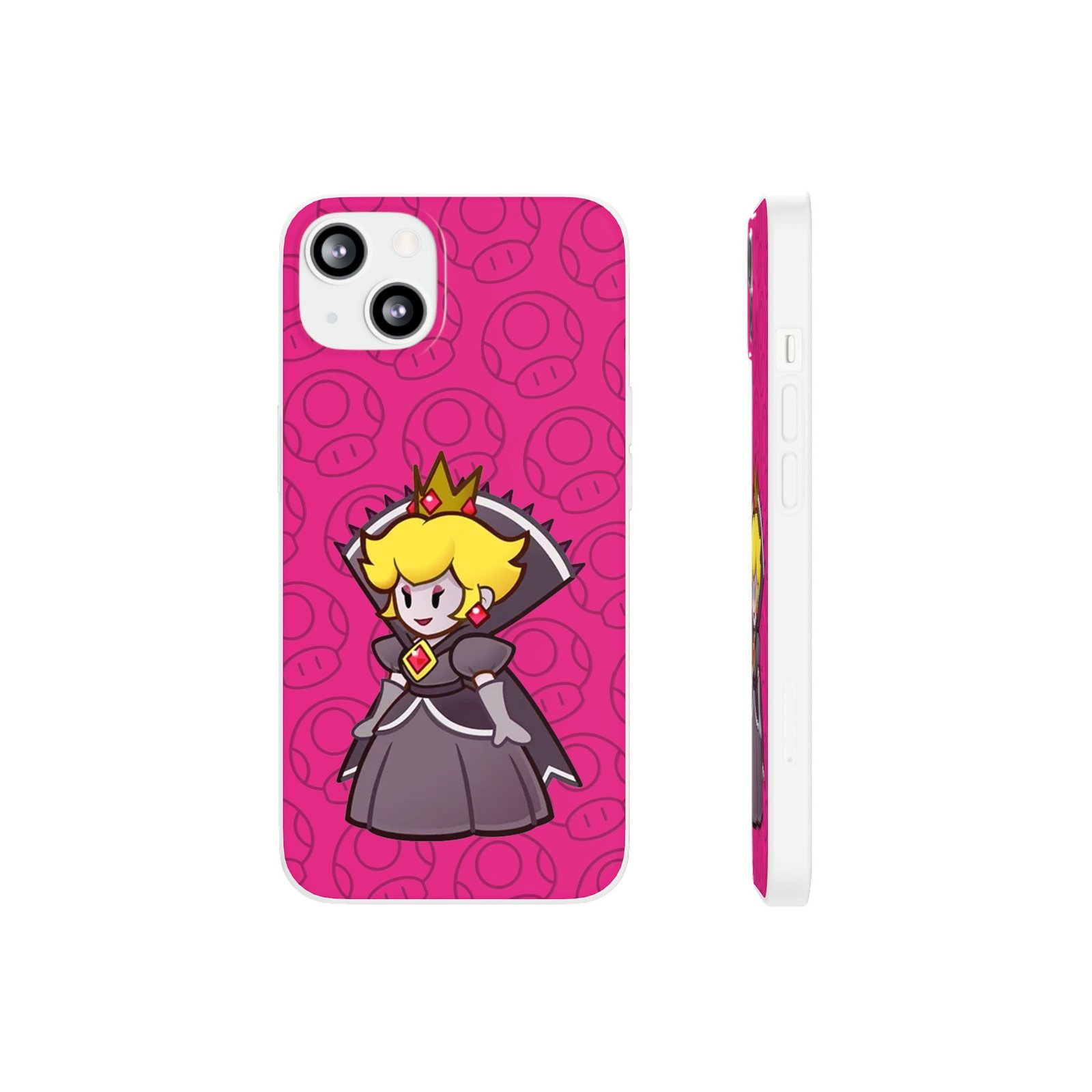 Dark Princess Peach (Paper Mario Inspired Phone Case) - Image 17