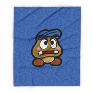 Goombario Fleece Blanket Inspired by Paper Mario