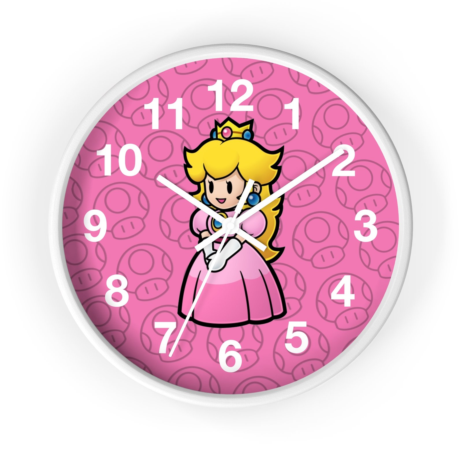 Princes Peach (Paper Mario Inspired) Wall Clock - Image 10
