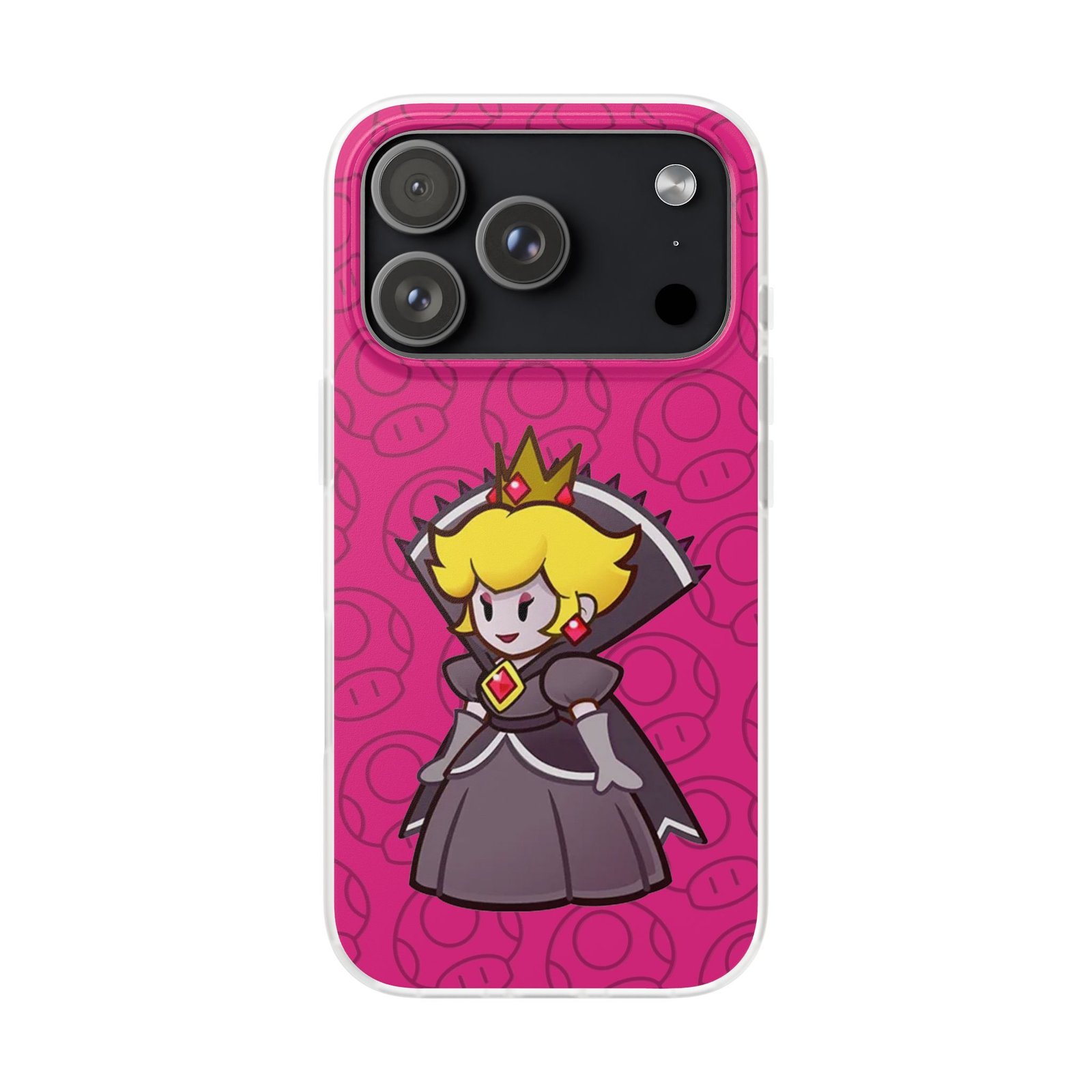 Dark Princess Peach (Paper Mario Inspired Phone Case) - Image 49