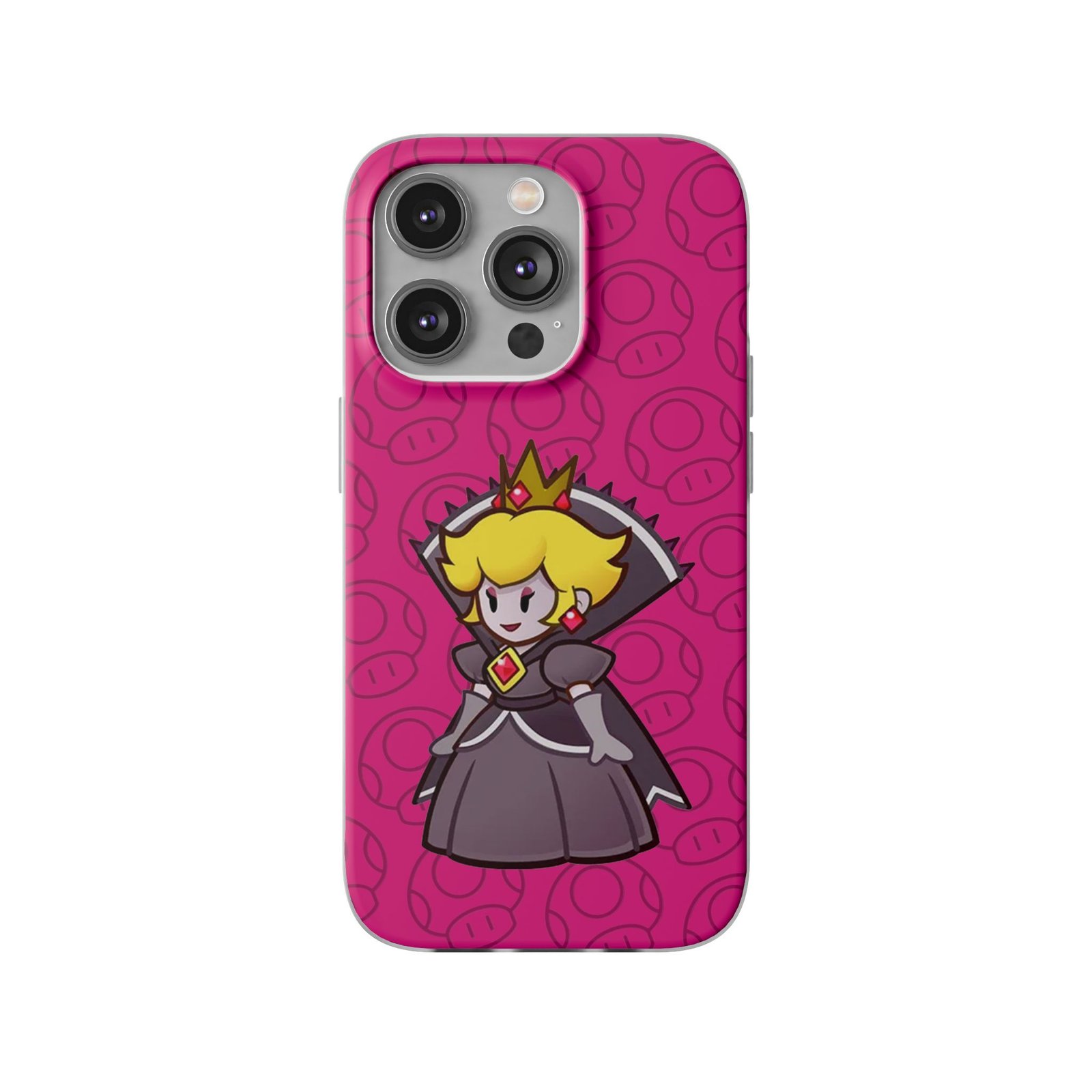 Dark Princess Peach (Paper Mario Inspired Phone Case) - Image 28