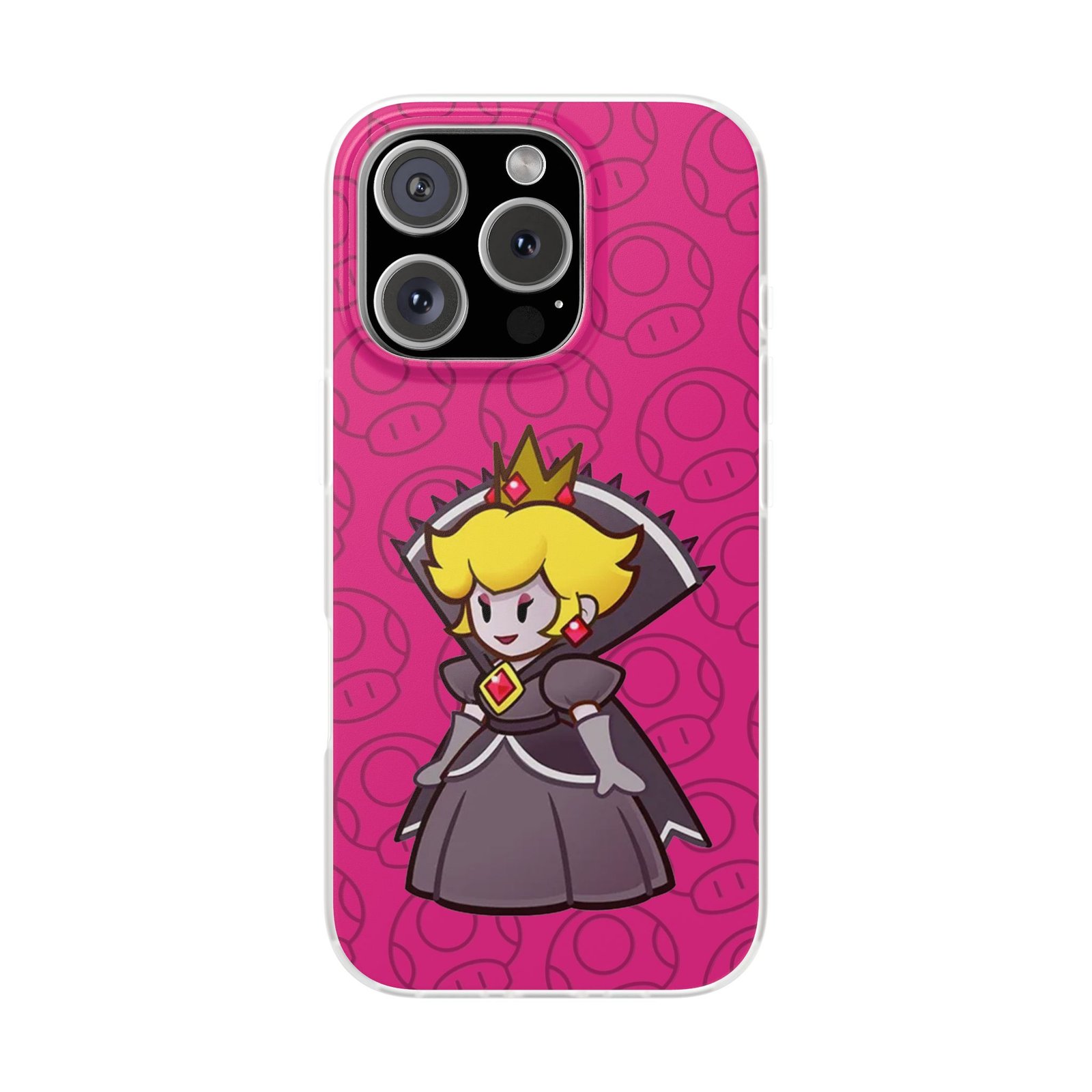 Dark Princess Peach (Paper Mario Inspired Phone Case) - Image 38
