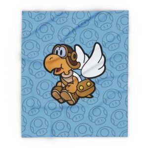 Parakarry Fleece Blanket Inspired by Paper Mario