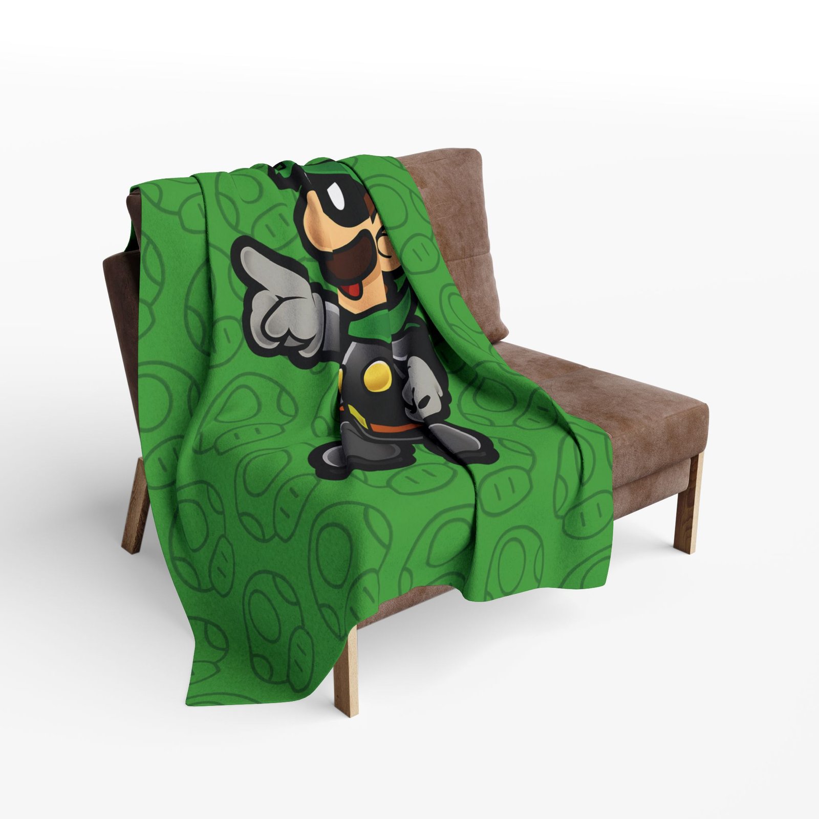 Mr.L Fleece Blanket Inspired by Paper Mario - Image 4