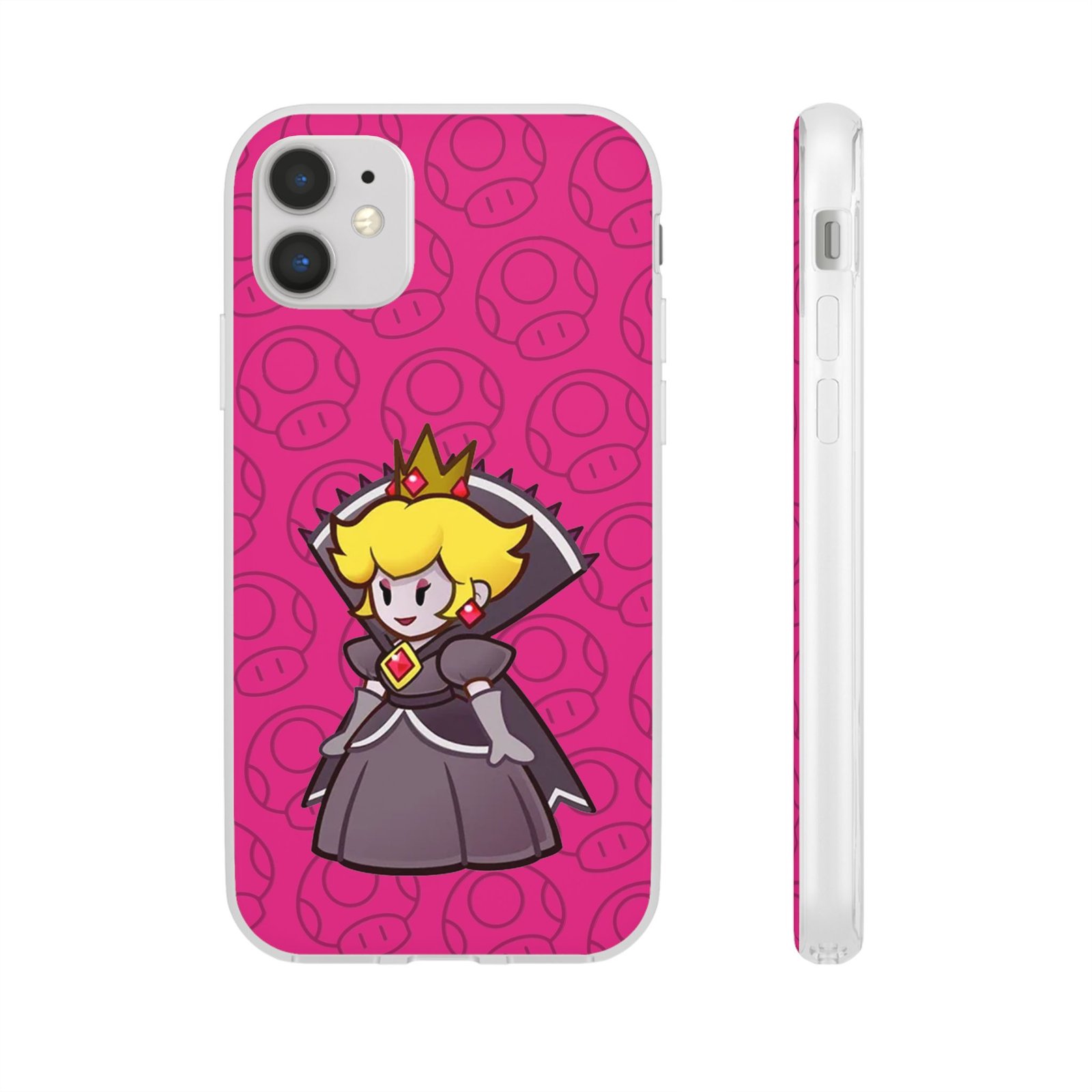 Dark Princess Peach (Paper Mario Inspired Phone Case) - Image 10