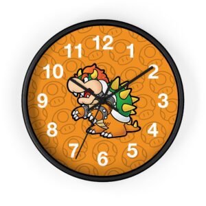 Bowser (Paper Mario Inspired) Wall Clock