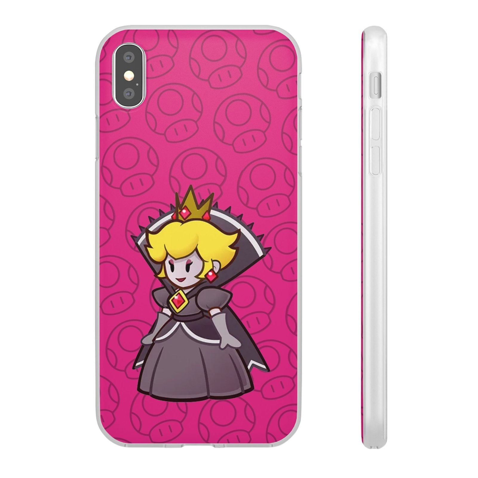 Dark Princess Peach (Paper Mario Inspired Phone Case) - Image 9