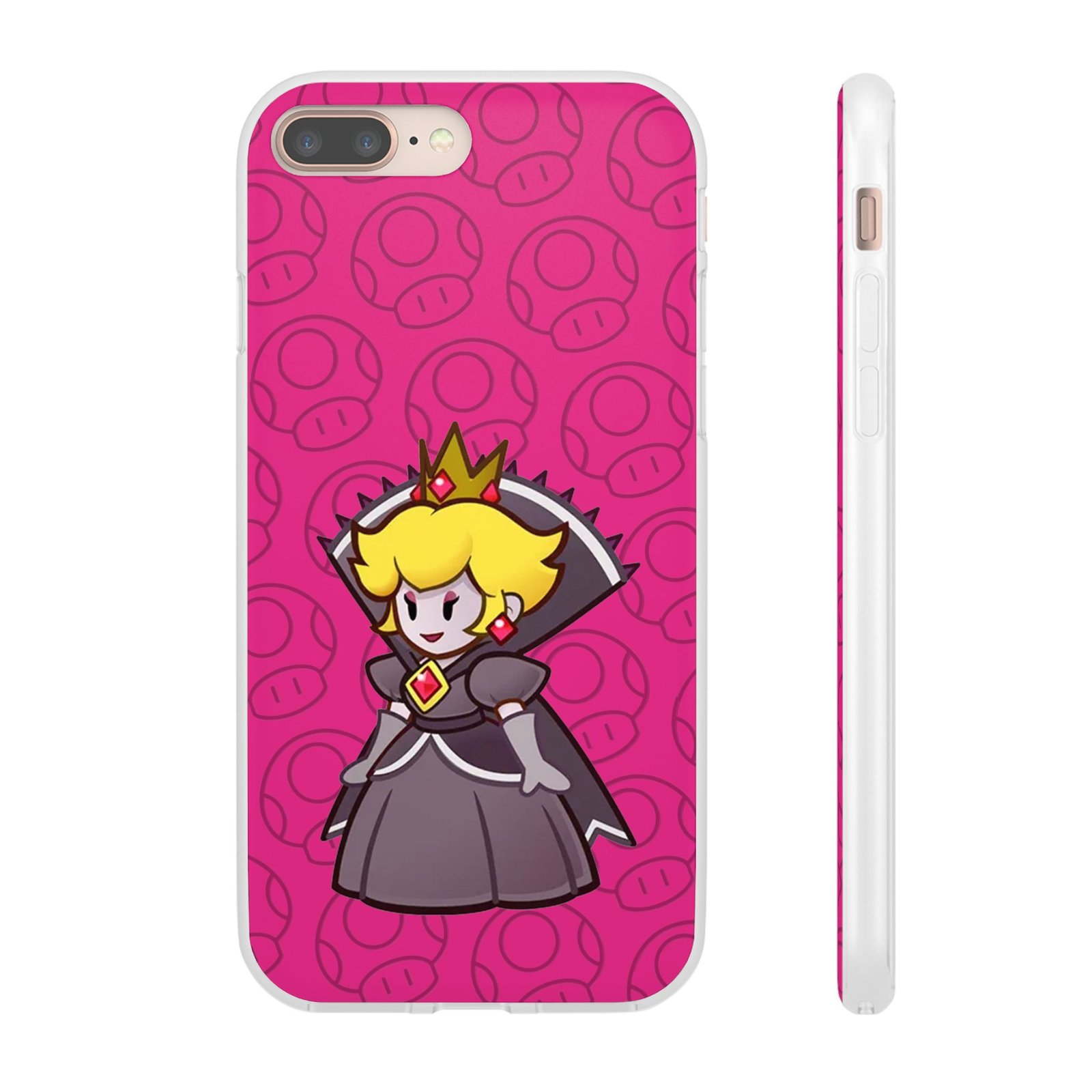 Dark Princess Peach (Paper Mario Inspired Phone Case) - Image 3