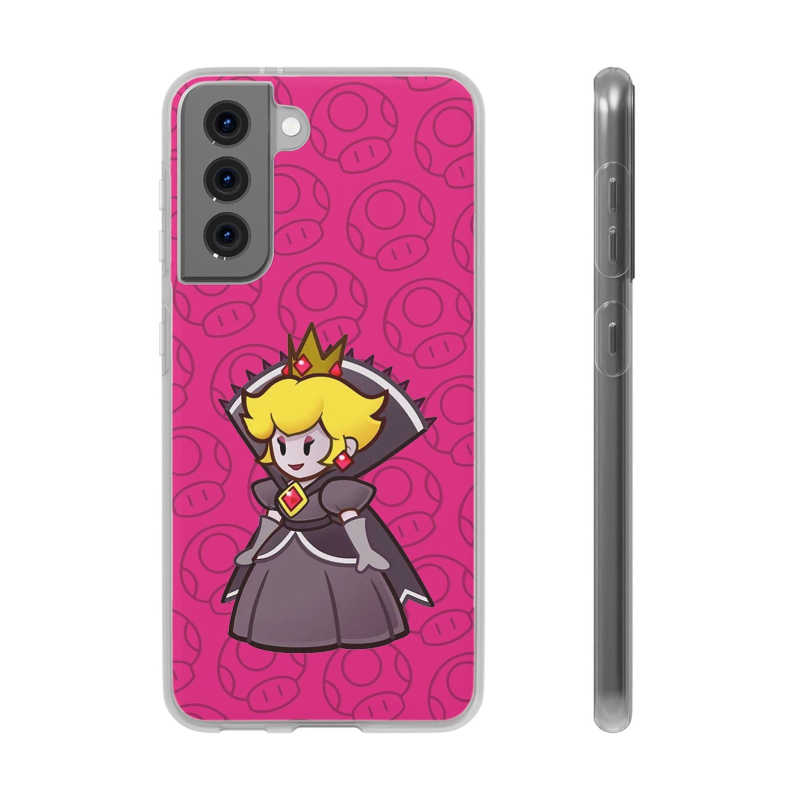 Dark Princess Peach (Paper Mario Inspired Phone Case) - Image 21