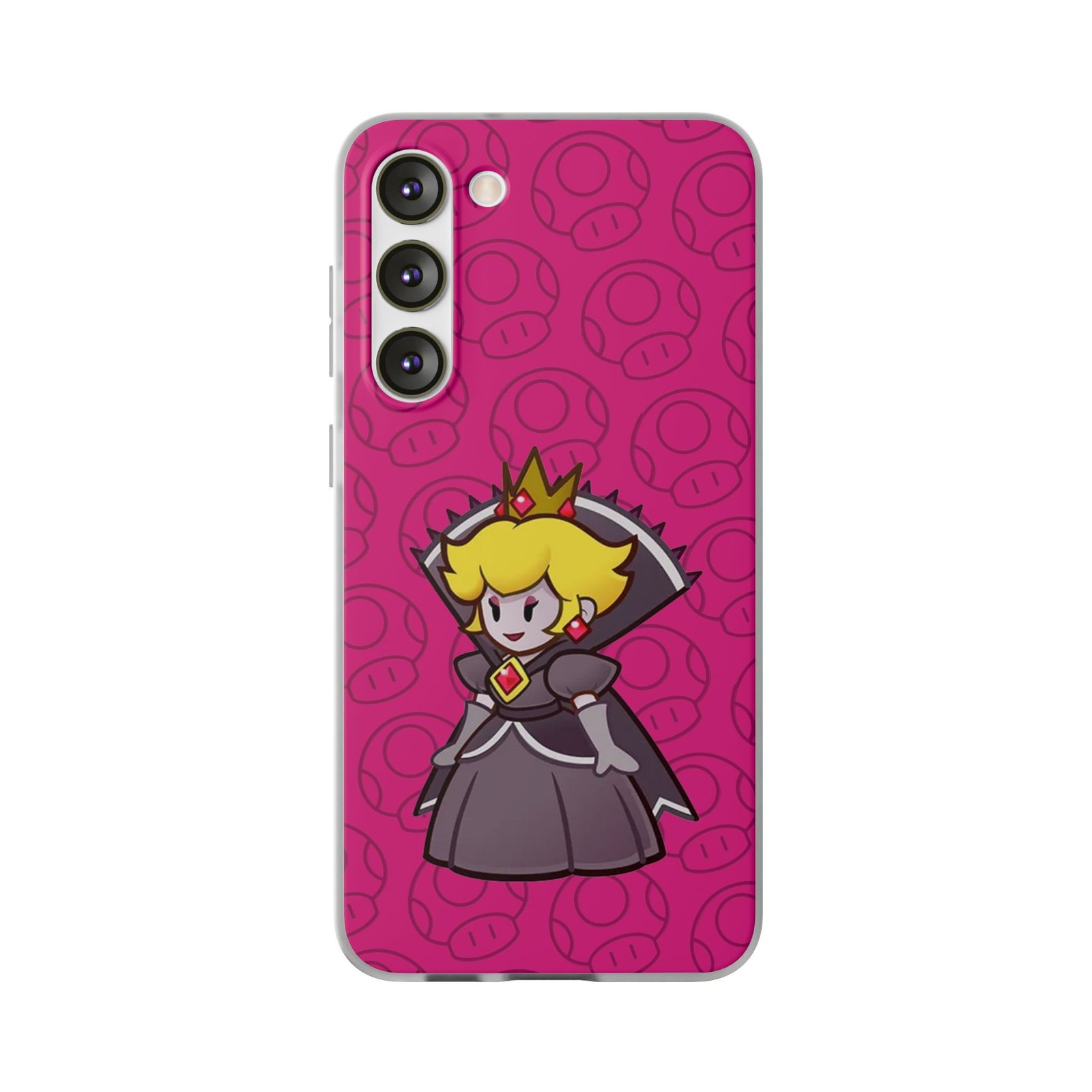Dark Princess Peach (Paper Mario Inspired Phone Case) - Image 32