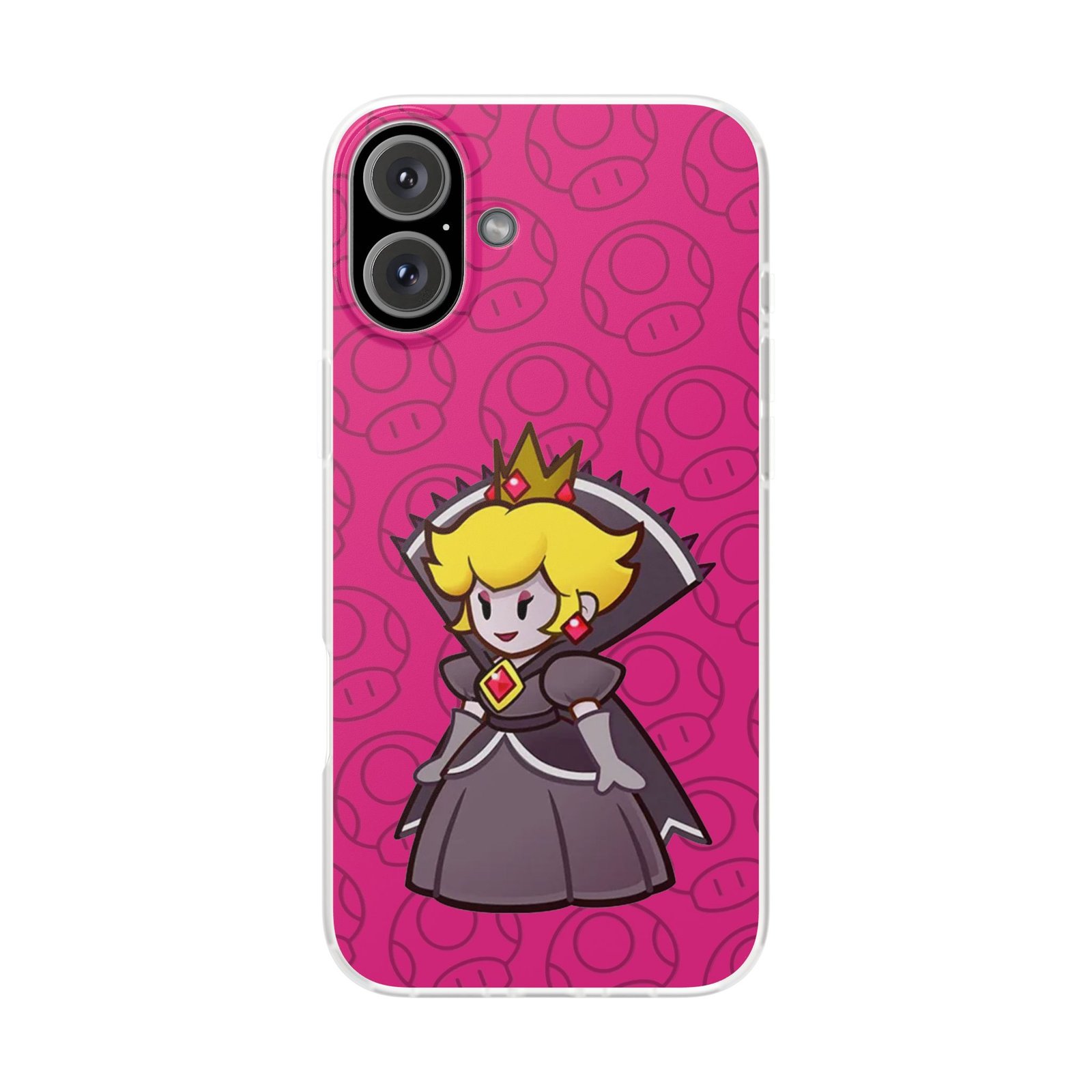 Dark Princess Peach (Paper Mario Inspired Phone Case) - Image 41