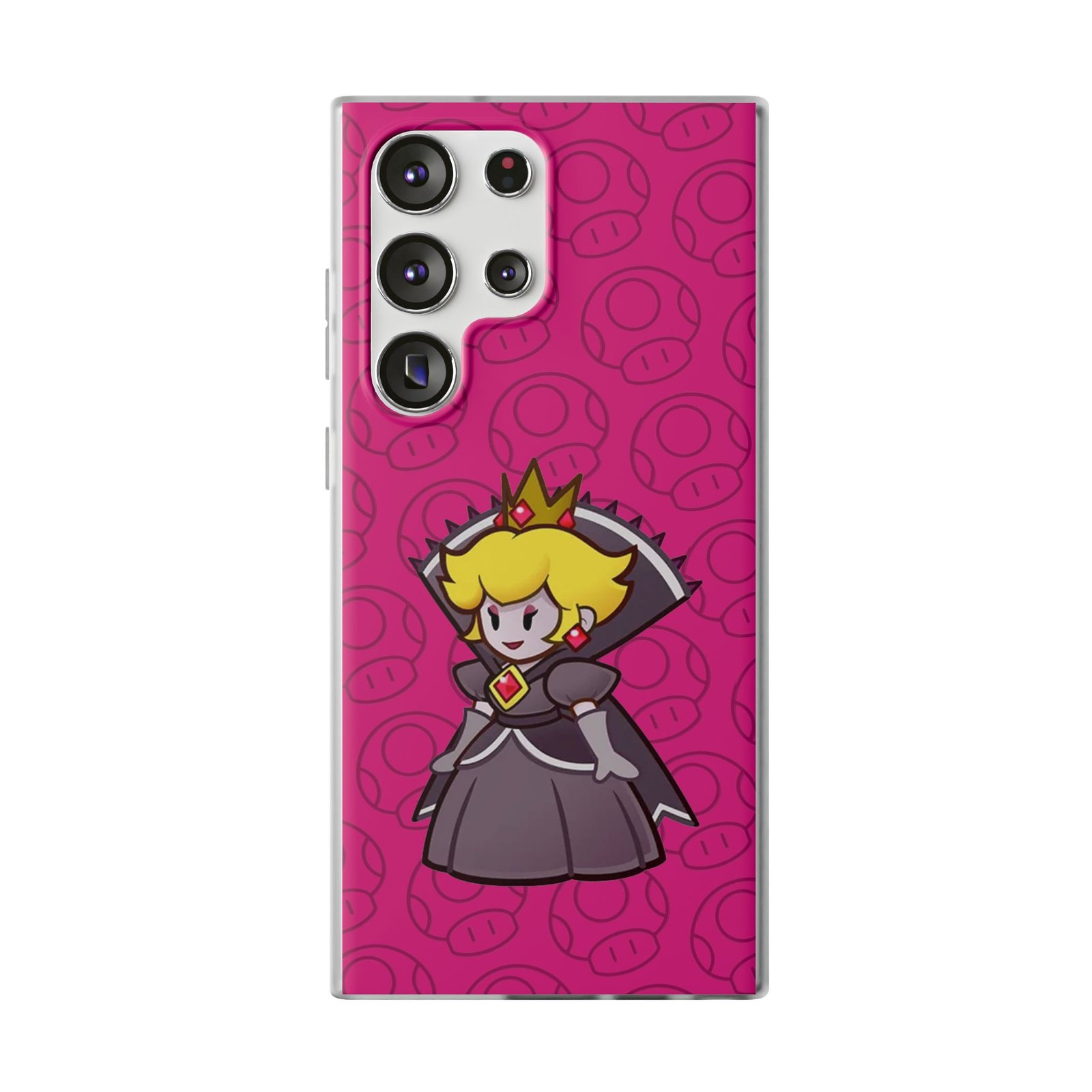 Dark Princess Peach (Paper Mario Inspired Phone Case) - Image 33