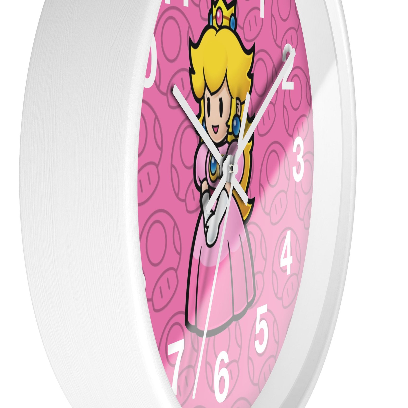 Princes Peach (Paper Mario Inspired) Wall Clock - Image 11