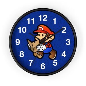 Mario (Paper Mario Inspired) Wall Clock