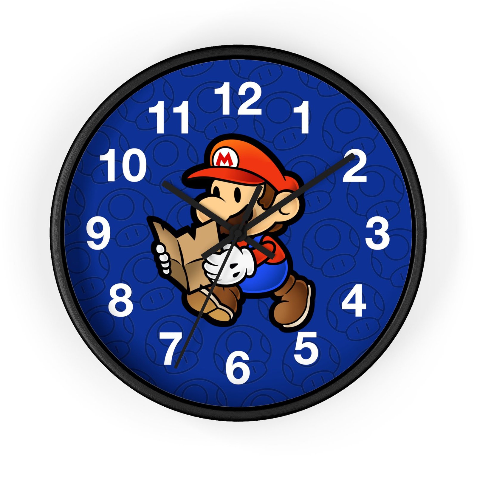 Mario (Paper Mario Inspired) Wall Clock