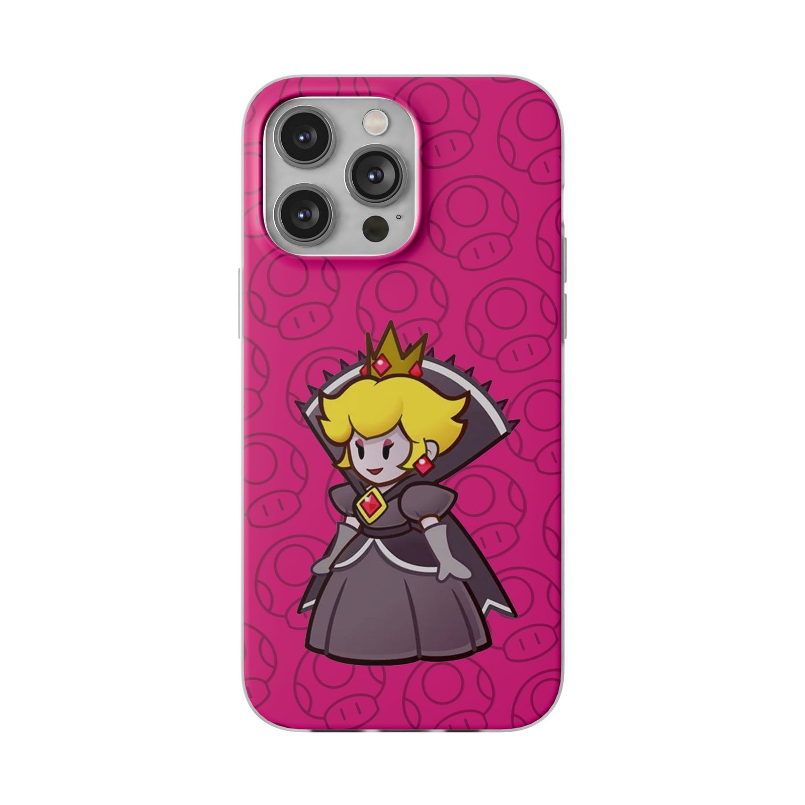 Dark Princess Peach (Paper Mario Inspired Phone Case) - Image 30