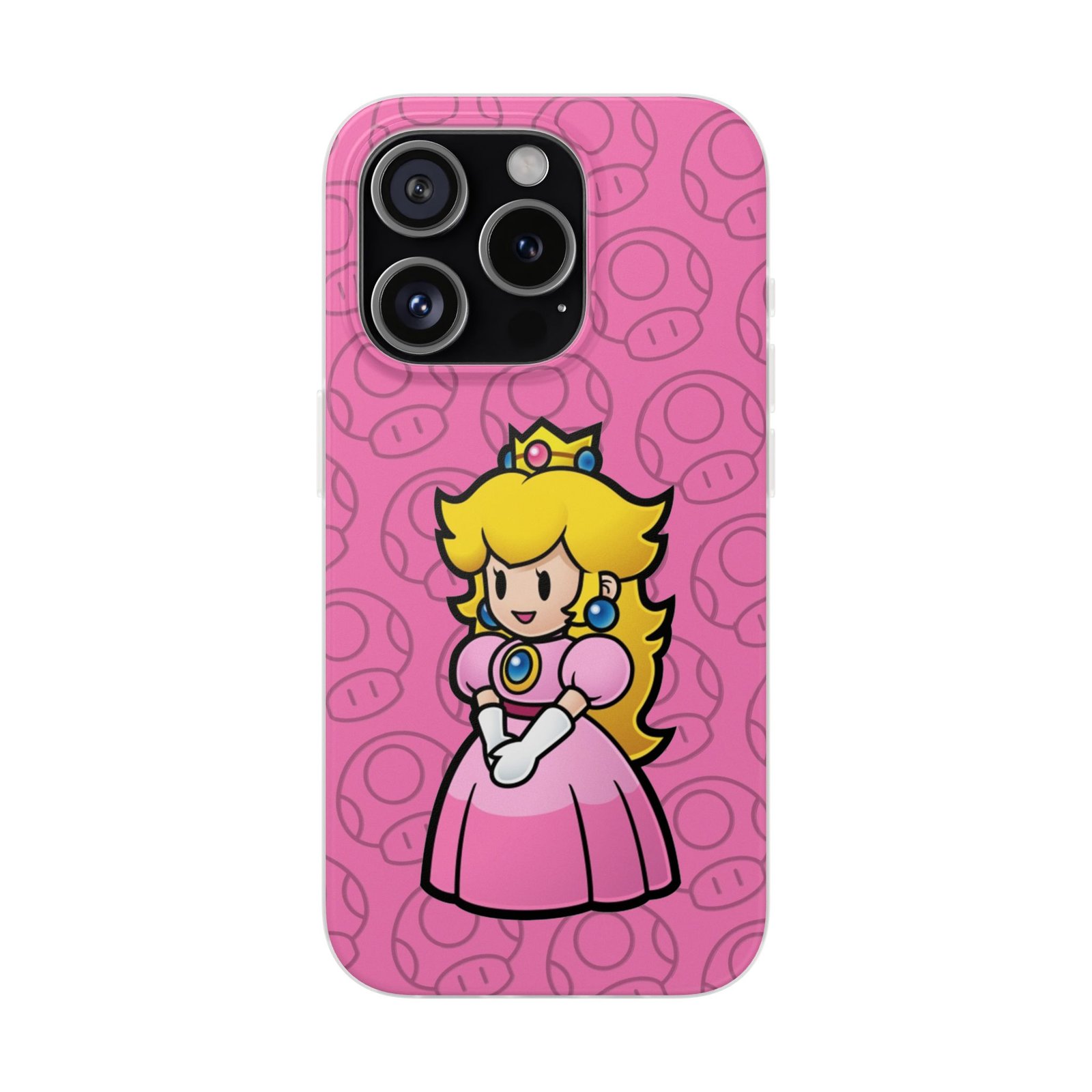 Princes Peach (Paper Mario Inspired Phone Case) - Image 35