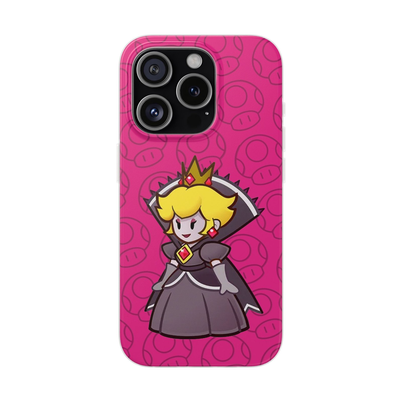 Dark Princess Peach (Paper Mario Inspired Phone Case) - Image 35