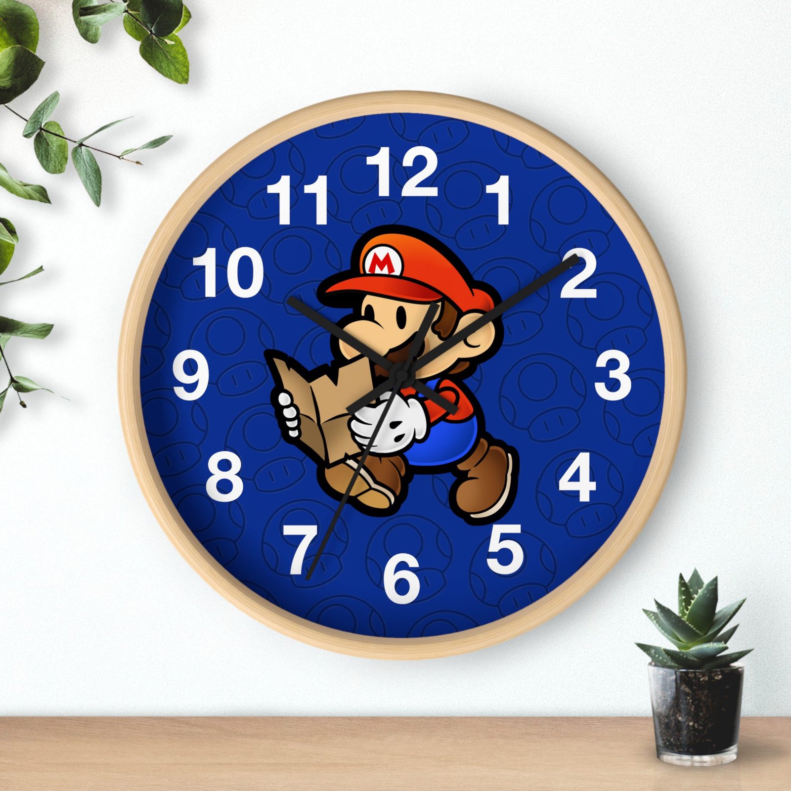 Mario (Paper Mario Inspired) Wall Clock - Image 15