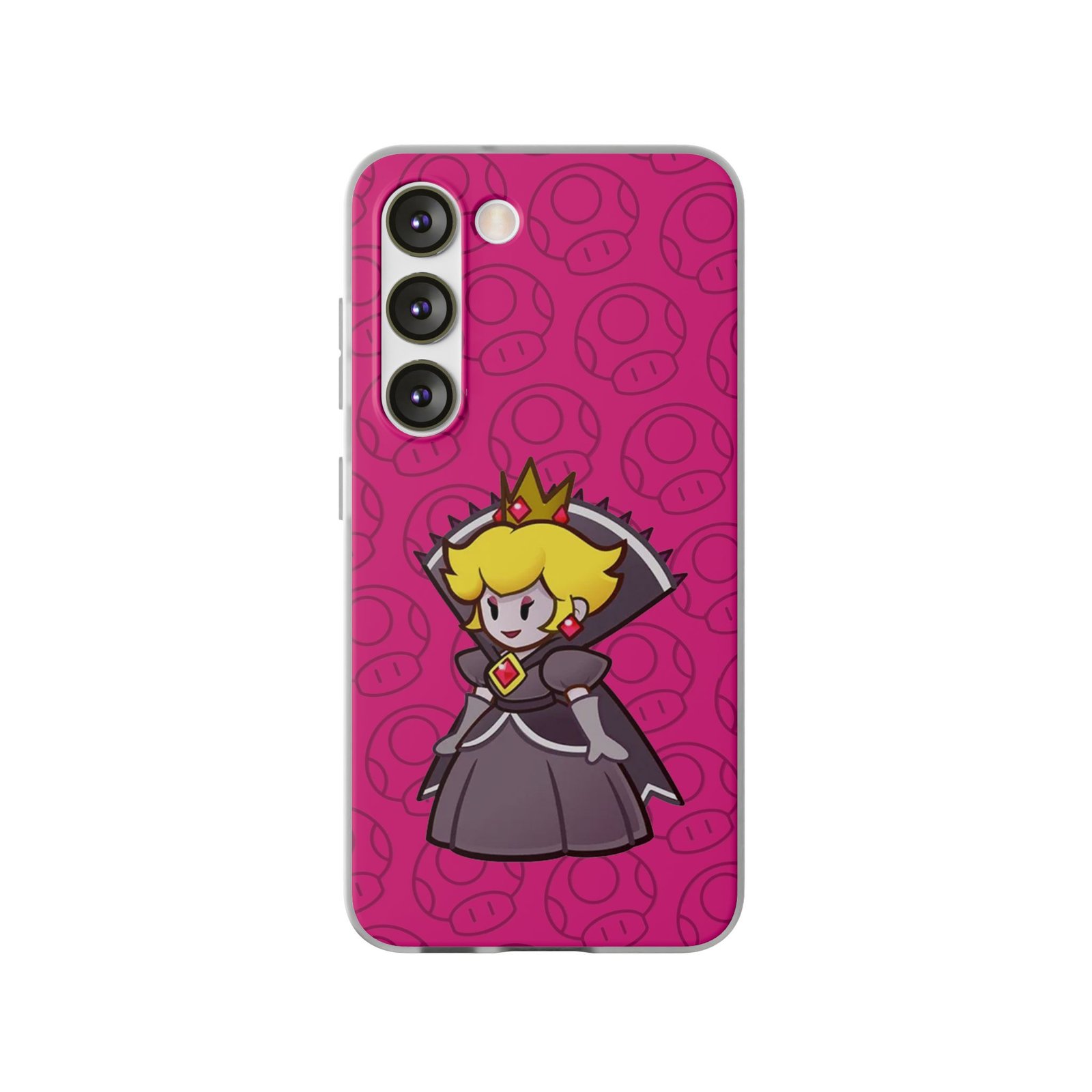 Dark Princess Peach (Paper Mario Inspired Phone Case) - Image 31